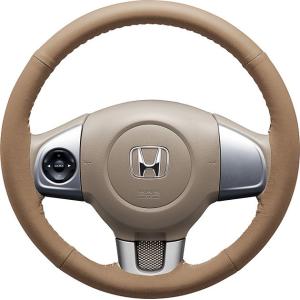 新品未使用 ホンダ 純正ステアリングホイールハンドル② ホンダ（HONDA） N-VAN/JJ1/JJ2：純正 ステアリングホイール（本革製