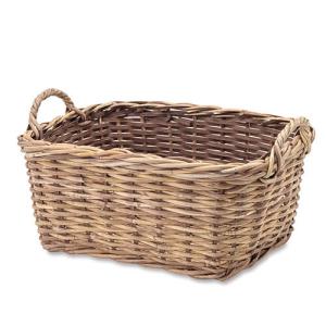 ポッシュリビング スクエアバスケット 11696   トレイ バスケット かご 収納 物入れ ナチュラル おしゃれ ピクニック