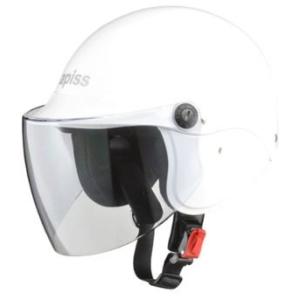 LEAD リード工業 apiss AP-603 セミジェットヘルメット ホワイト | セミジェット ヘルメット レディース シールド 交換 開閉 雪 風 虫 雨 対策 ホワイト｜desir-de-vivre