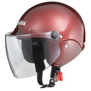LEAD リード工業 apiss AP-603 セミジェットヘルメット キャンディーレッド | セミジェット ヘルメット レディース シールド 交換 雪 風 虫 雨 対策｜desir-de-vivre