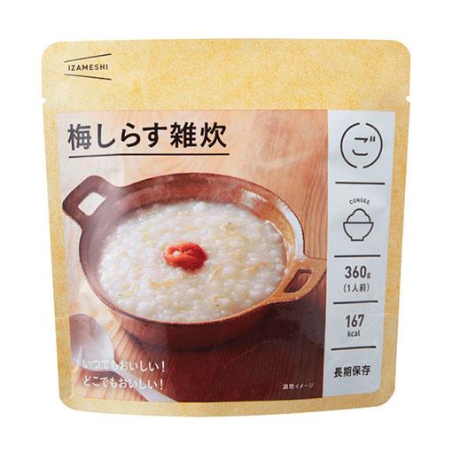 SUGITA ACE 杉田エース IZAMESHI イザメシ 災害時向け 梅しらす雑炊 | 非常食 ...