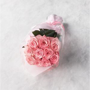 バラの花束 10本から15本までのお申し込み ピンク 19PK10-15 | 25-0227-097 インテリア 雑貨 小物 飾り 花 華やか フラワーギフト 薔薇 バラ ピンク 黄色 白