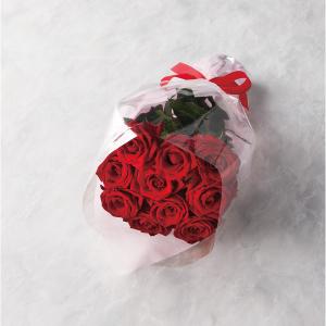バラの花束 10本から15本までのお申し込み レッド 19RD10-15 | 25-0227-119 インテリア 雑貨 小物 飾り 花 華やか フラワーギフト 薔薇 バラ レッド 成人式