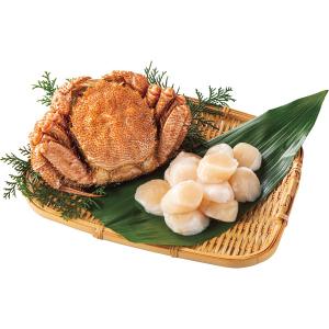 北海道産毛蟹とほたてセット 計600g | 24-0415-010 貝柱 貝 ご飯のお供 おつまみ ご褒美 贈答 挨拶 お中元 お歳暮 お年賀 お正月 定番 魚