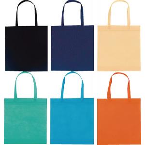 カラフルトートバッグ E2272 | 24-0104-072ファッション小物 バッグ トートバッグ 収納 広告効果 販促 手さげ 手提げ 資料配布 サンプル配布 買い物