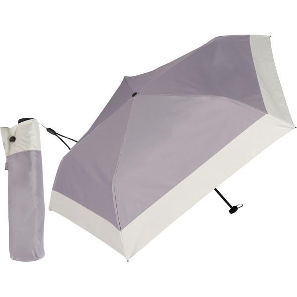 超軽量カーボン5本骨 晴雨兼用傘 バイカラー グレー×オフ  MEX50DP-053PI GY+OF...