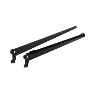 SUGATSUNE スガツネ工業 棚受 10300型 棚柱 10000型 10001型用 エレメントシステム 120-601-893 10300-00041   鋼 ブラック 焼付塗装