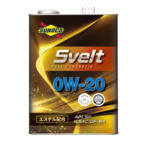 SUNOCO スノコ エンジンオイル SVELT スヴェルト 0W-20 1L缶 | 0W20 1L...