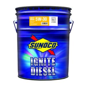 SUNOCO スノコ ディーゼルエンジンオイル IGNITE DIESEL イグナイト ディーゼル 5W-30 DL-1 20L缶 | 5W30 DL1 20L 20リットル ペール缶 車検 車 オイル交換｜desir-de-vivre