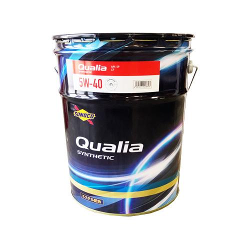 SUNOCO スノコ エンジンオイル Qualia クオリア 5W-40 20L缶 | 5W40 2...