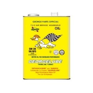 SUNOCO スノコ エンジンオイル GEORGELUBE ジョージルブ 5W-30 4L缶 | 5W30 4L 4リットル オイル 交換 人気 オイル缶 油 エンジン油 車検 車 オイル交換｜desir-de-vivre