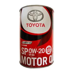 TOYOTA トヨタ エンジンオイル SP 0W-20 GF-6A 1L 缶 08880-13206...