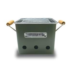 TRI BBQ STOVE 1〜2人用 Alta Small OLIVE SLW196 | バーベキューコンロ 取っ手付きストーブ 卓上 焚き火台 炭焼き 網焼き オリーブ グリル 小型 ミニサイズ｜DE(desir de vivre)