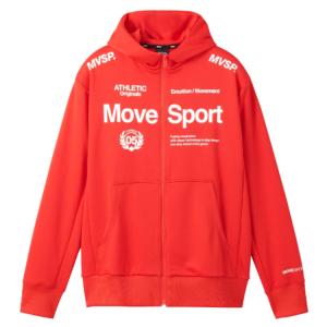 DESCENTE デサント ライトスムーススウェット オーセンティックロゴ フーディー レッド M ST4FSW41M RD00   スポーツ スポーツウェア トレーニングウェア ウエア