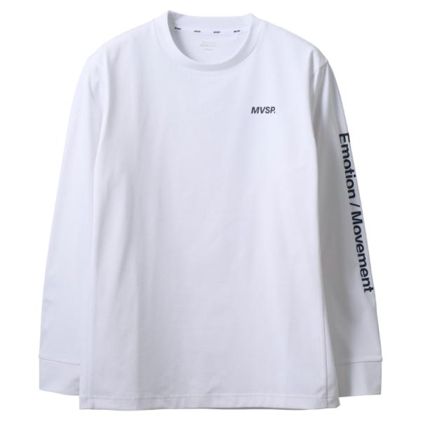 DESCENTE デサント SUNSCREEN スリーブロゴ ロングスリーブシャツ ホワイト Oサイ...