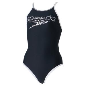 speedo スピード ZEBRA STACK T-SUIT KxW SS STW02410 KW | 耐塩素性 4分丈 レディース 水泳 水着 プール ヨガ サポートの商品画像