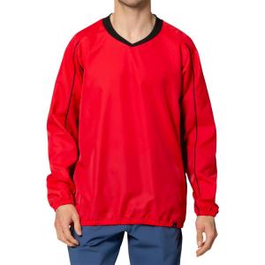 asics アシックス PISTE JACKET レツド XL 2103A010 600 | スポーツ サッカー フットサル ピステジャケット 長袖 ジャージ 防風素材の商品画像