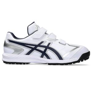 asics アシックス ＮＥＯＲＥＶＩＶＥ ＴＲ ３ ホワイト／ネイビー 27.5 1123A042 103 | スポーツ 野球 ベースボール 靴 シューズ 男女兼用 耐久性 サポート力の商品画像