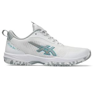 asics アシックス PRESTIGELYTE 5 OC WHITE/LAGO 24 1043A022 100 | 靴 スポーツ テニス 軽量性 通気性 クッション性 耐久性 男女兼用 ユニセックス 24cmの商品画像