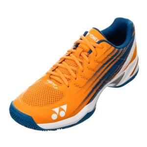YONEX ヨネックス パワークッションチームAC オレンジ/ネイビー 27 SHTTAC 779 | シューズ 運動靴 メッシュ 軽量 バドミントン スポーツ用品 ユニセックスの商品画像