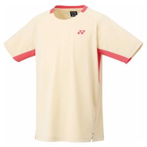 YONEX バドミントン/テニス　ゲームシャツ Mサイズ　アイスベージュ YONEX ヨネックス ユニゲームシャツ アイスベージュ S 10622 456