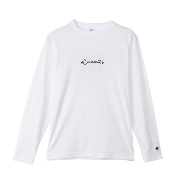 Champion チャンピオン LONG SLEEVE ホワイト XL C3-C417 10 | フ...