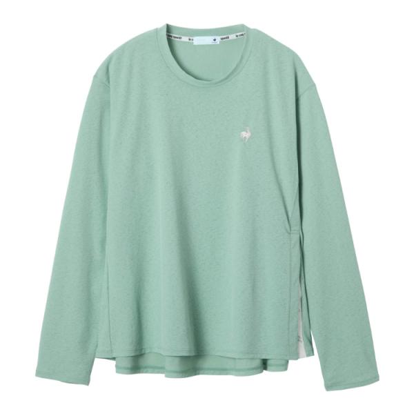 le coq sportif ルコック シアーライト長袖Tシャツ ブルー O LZ5FLT00L B...