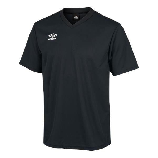 umbro アンブロ ゲームシャツ ワンポイント ブラック O UAS6307 BLK | スポーツ...