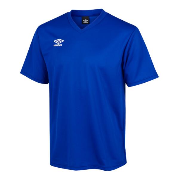 umbro アンブロ ゲームシャツ ワンポイント ブルー S UAS6307 BLU | スポーツ ...