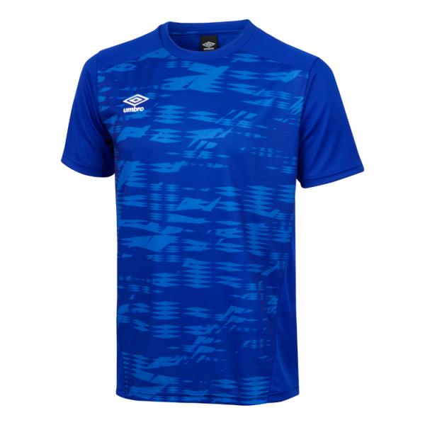 umbro アンブロ ゲームシャツ グラフィック ブルー O UAS6310 BLU | スポーツ ...