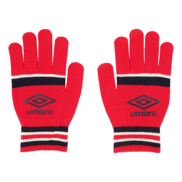 umbro アンブロ ニットグローブ レッドＸネイビー F UUAWJD54 RDNV | スポーツ...