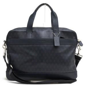 COACH コーチ ビジネスバッグ F54779 Hamilton Bag In Printed Leather Diamond Foulard ハミルトン 牛革 ダイヤ柄 2WAY ショルダーバッグ｜desir-store