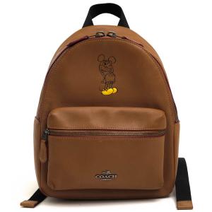 COACH コーチ リュック F59837 Mini Charlie Leather Backpack チャーリー バックパック Disneyn Mickey ディズニー グラブ カーフ 牛革｜desir-store