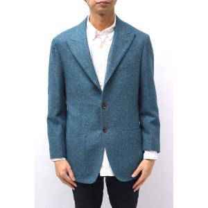 サルトリオ SARTORIO テーラードジャケット ツイード リネン 麻 シルク