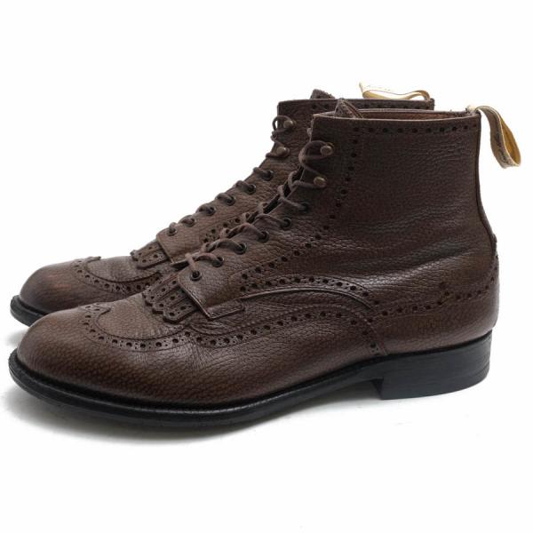 foot the coacher フットザコーチャー レースアップブーツ W WING BOOTS ...