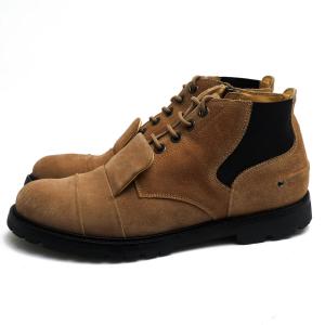 ○ジミーチュウ Jimmy Choo 牛革 カーフ レースアップブーツ  boots カート クリーパーソール サイドジップ メンズ 【中古】 中古 JIMMY CHOO（ジミーチュウ） レースアップブーツ Kurt boots カート