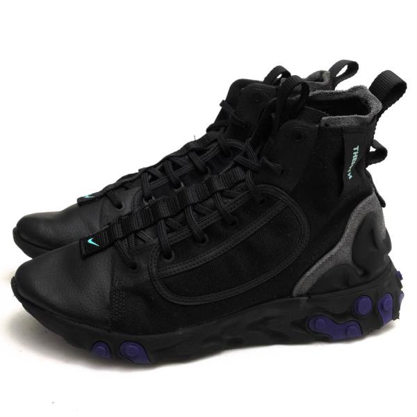 NIKE ナイキ ハイカットスニーカー AV5555-002 REACT IANGA Black/L...