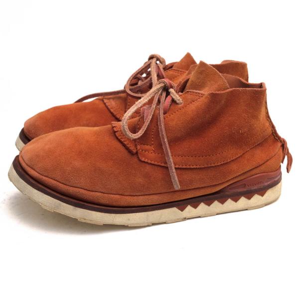 VISVIM ビズビム チャッカブーツ GRIS MOC MID-FOLK カウスエード 牛革 プレ...