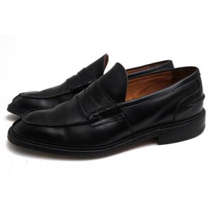 ○ユナイテッドアローズ UNITED ARROWS 牛革 カーフ ヴァンプローファー 1331-343-7758 UA ITY BELTED SLIPON ベルテッド スリッポ 中古 UNITED ARROWS（ユナイテッドアローズ） ヴァンプローファー 1331-343