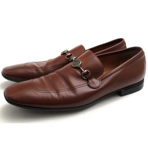 グッチ　ホースビット　ローファー　レザー　ブラウン　42.5 グッチ ホースビット 1953〕メンズ ローファー ・ダークブラウン