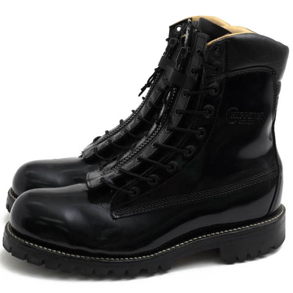 CHIPPEWA チペワ ワークブーツ 27422 9inch FIREMAN BOOTS BLAC...