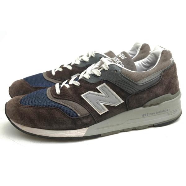 NEW BALANCE ニューバランス ローカットスニーカー M997NV 牛革 ハイトレル ENC...