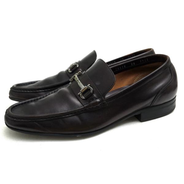 Salvatore Ferragamo フェラガモ ビットローファー 43VF 28618 牛革 カ...