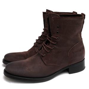 BUTTERO（ブッテロ） レースアップブーツ B1113 牛革 カーフ BROKE