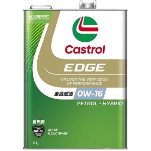 Castrol カストロール エンジンオイル EDGE エッジ 0W-16 4L缶 | 0W-16 ...