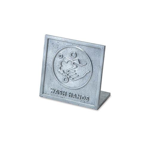 ポッシュリビング サインプレートWASH HANDS 63842 | アプレート トイレ デザイン ...