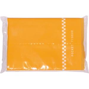 ポケットティッシュ 10W ドレンチェリー・ターコイズブルー・オレン PT-RR10CM01 | 24-0648-030 ちり紙 花粉症 生活消耗品 消耗品 衛生用品