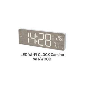 SLOWER スロウワー LED WiFi CLOCK Camino WHITE/WOOD SLW4...
