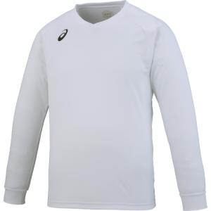 asics アシックス PRACTICE LONG SLEEVE TOP WHITE S XW6747 1 | スポーツ バレーボール メンズ レディース ホワイト 白 S トップス トレーナー シャツ 長袖