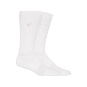 asics アシックス Jr HIGH SOCKS ホワイトXピーチ XS 3054A015 103 | スポーツ 運動 靴下 ソックス キッズ ジュニア バレーボール ハイソックス 機能性 XS